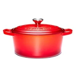 Le Creuset Gietijzeren Braadpan - 26cm 5,3 L - Kersenrood -Pot Bevordering 1200x1200 950