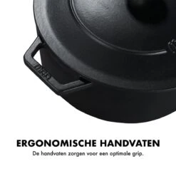 MOA Gietijzeren Braadpan - Inhoud 5,7 Liter - 26CM - Rond - Alle Warmtebronnen - Ook Voor Inductie - Gewicht 5,8 Kg - Zwart - C26B 12 MOA Gietijzeren Braadpan - Inhoud 5,7 Liter - 26CM - Rond - Alle Warmtebronnen - Ook Voor Inductie - Gewicht 5,8 Kg - Zwart - C26B -Pot Bevordering 1200x1200 981