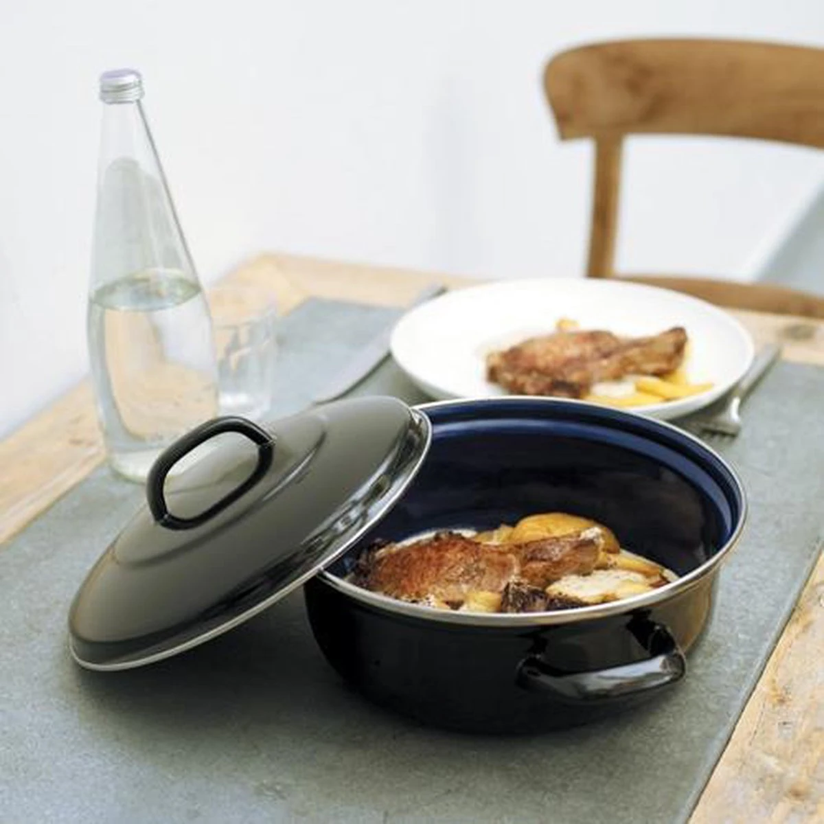 BK Fortalit Braadpan Ø 36 Cm / 7,5L - Emaille - Inductie 7 BK Fortalit Braadpan Ø 36 Cm / 7,5L - Emaille - Inductie - Afbeelding 5