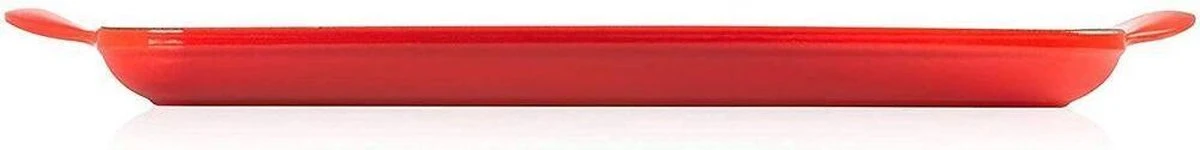 Le Creuset - Gietijzeren Grillplaat - 32x22cm - Kersenrood 5 Le Creuset - Gietijzeren Grillplaat - 32x22cm - Kersenrood - Afbeelding 4