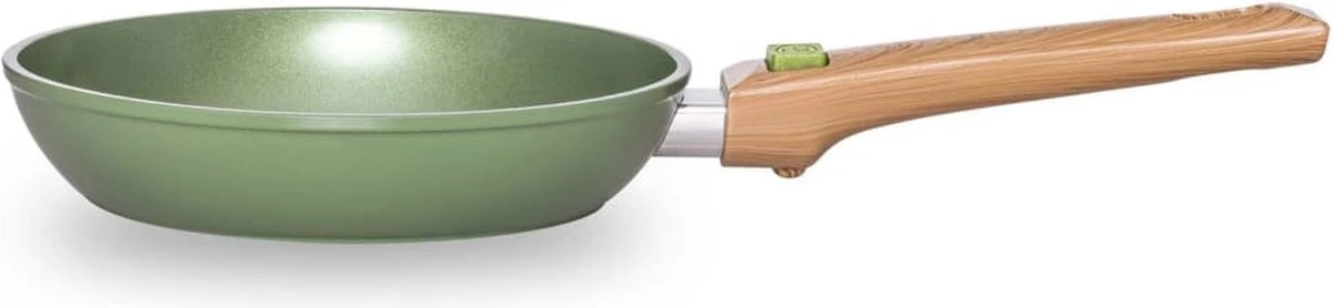 Just Vegan Koekenpan ECO Met Afneembaar Handvat 20 Cm Aluminium Groen 9 Just Vegan Koekenpan ECO Met Afneembaar Handvat 20 Cm Aluminium Groen - Afbeelding 7