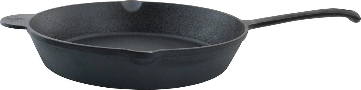 The Windmill Koekenpan Skillet Extra - 31,5 Cm - Gietijzer Zwart 15 The Windmill Koekenpan Skillet Extra - 31,5 Cm - Gietijzer Zwart - Afbeelding 13