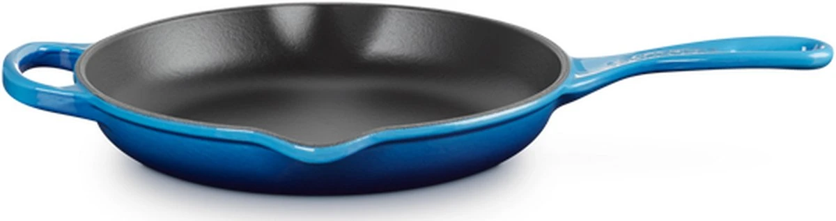 Le Creuset - Gietijzeren Ronde Skillet In Azure 23cm 4 Le Creuset - Gietijzeren Ronde Skillet In Azure 23cm - Afbeelding 2
