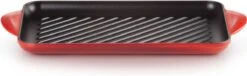 Le Creuset - Gietijzeren Grillplaat - 32x22cm - Kersenrood 9 Le Creuset - Gietijzeren Grillplaat - 32x22cm - Kersenrood -Pot Bevordering 1200x370 1