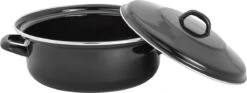 Lite-Body - Emaille - Magnus Braadpan 24cm/2,5l Met Deksel - Zwart - Inductie 7 Lite-Body - Emaille - Magnus Braadpan 24cm/2,5l Met Deksel - Zwart - Inductie -Pot Bevordering 1200x452 4