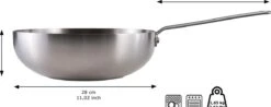 Skottsberg Wok Stainless Steel 28 Cm Roestvrijstaal 13 Skottsberg Wok Stainless Steel 28 Cm Roestvrijstaal -Pot Bevordering 1200x476