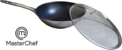 MasterChef / Jumbo - Wokpan - Met Glazen Deksel - 28 Cm - Inductie 8 MasterChef / Jumbo - Wokpan - Met Glazen Deksel - 28 Cm - Inductie -Pot Bevordering 1200x489 1