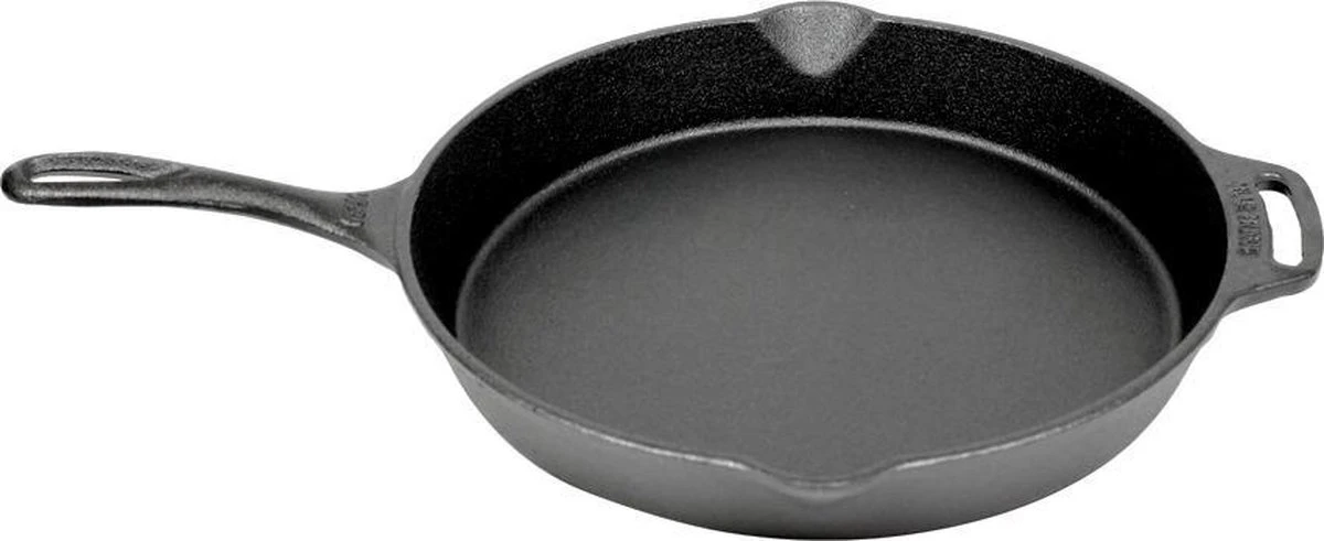Valhal Outdoor Skillet / Koekenpan Met Steel - Gietijzer, Diameter 30cm - VH30 3 Valhal Outdoor Skillet / Koekenpan Met Steel - Gietijzer, Diameter 30cm - VH30