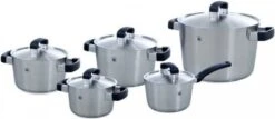 BK Conical Cool Glas Pannenset - 5-delig - Glazen Deksels - Geschikt Voor Alle Warmtebronnen -Pot Bevordering 1200x518 1