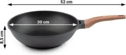 Rosmarino Black Line - Wokpan - Ø30cm - 100% PFAS & PFOA Vrij - Gegoten Aluminium - Non-stick Minerale Coating - Ergonomische Handgreep - Geschikt Voor Alle Warmtebronnen & Vaatwasser 18 Rosmarino Black Line - Wokpan - Ø30cm - 100% PFAS & PFOA Vrij - Gegoten Aluminium - Non-stick Minerale Coating - Ergonomische Handgreep - Geschikt Voor Alle Warmtebronnen & Vaatwasser -Pot Bevordering 1200x525 1