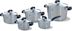 BK Conical Cool Pannenset - 5-delig - RVS - Geschikt Voor Alle Warmtebronnen 41 BK Conical Cool Pannenset - 5-delig - RVS - Geschikt Voor Alle Warmtebronnen -Pot Bevordering 1200x525