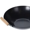 Wok Carbon Staal Ø35cm Houten Handgreep Wokpannen 1 Wok Carbon Staal Ø35cm Houten Handgreep Wokpannen -Pot Bevordering 1200x539
