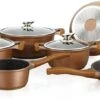 Herenthal Royal HT-CBS1010M - Pannenset - 10 Delig - Marmeren Coating - Met Glazen Deksels - Inductie - Brons Koper -Pot Bevordering 1200x558 1