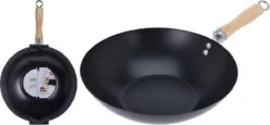 Excellent Houseware Wok Ø30cm Non Stick Zwart Houten Handvat 30 Cm - Pan - Koken - Eten - Keuken 7 Excellent Houseware Wok Ø30cm Non Stick Zwart Houten Handvat 30 Cm - Pan - Koken - Eten - Keuken -Pot Bevordering 1200x560 2