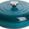 Le Creuset Braadpan Campagnard Signature Deep Teal - ø 30 Cm / 3.5 Liter 2 Le Creuset Braadpan Campagnard Signature Deep Teal - ø 30 Cm / 3.5 Liter -Pot Bevordering 1200x574 10