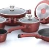 Herenthal Pannenset Inductie - Luxe 10-delige Koekenpan Inductie - Voor Alle Warmtebronnen - Pannen Met Glazen Deksels En Koudgrepen - Burgundy 1 Herenthal Pannenset Inductie - Luxe 10-delige Koekenpan Inductie - Voor Alle Warmtebronnen - Pannen Met Glazen Deksels En Koudgrepen - Burgundy -Pot Bevordering 1200x586