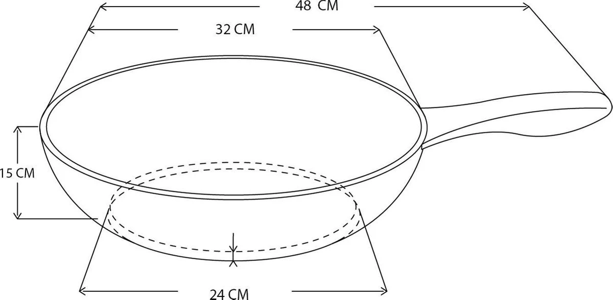 Royalty Line Marble Coating Wokpan - Met Glazen Deksel - Zwart - 32 Cm 5 Royalty Line Marble Coating Wokpan - Met Glazen Deksel - Zwart - 32 Cm - Afbeelding 3