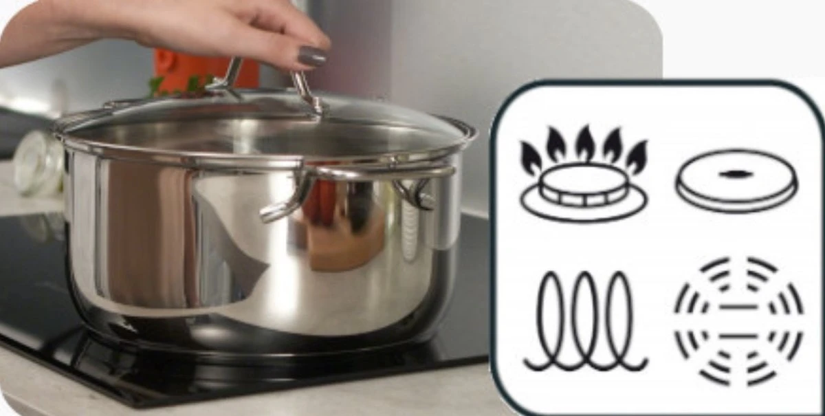 Tefal Intuition Pannenset 5-Pannen Kookset - Steelpan Ø 16 Cm, Kookpan 18/20/24 Cm, Soeppan 22 Cm - Zilver 5 Tefal Intuition Pannenset 5-Pannen Kookset - Steelpan Ø 16 Cm, Kookpan 18/20/24 Cm, Soeppan 22 Cm - Zilver - Afbeelding 3