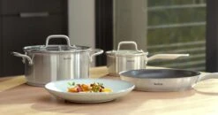 Tefal Virtuoso Pannenset 4-delig - Kookpan Ø 16/20/24 Cm + Steelpan Ø 16 Cm -Pot Bevordering 1200x633