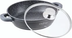 Cheffinger 28cm Lage Kookpot / Braadpan - CF-SC28 10 Cheffinger 28cm Lage Kookpot / Braadpan - CF-SC28 -Pot Bevordering 1200x637 5