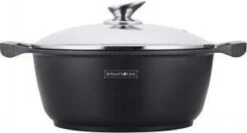 Royalty Line - Marble Soep/braadpan - Met Glazen Deksel Zwart - 24 CM. RL-BS24ML 31 Royalty Line - Marble Soep/braadpan - Met Glazen Deksel Zwart - 24 CM. RL-BS24ML -Pot Bevordering 1200x644 1