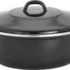 Lite-Body - Emaille - Magnus Braadpan 28cm/3,5l Met Deksel - Inductie - Zwart 2 Lite-Body - Emaille - Magnus Braadpan 28cm/3,5l Met Deksel - Inductie - Zwart -Pot Bevordering 1200x652 6