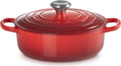 Le Creuset - Gietijzeren - Lage Braadpan - 24cm - Kersenrood 36 Le Creuset - Gietijzeren - Lage Braadpan - 24cm - Kersenrood -Pot Bevordering 1200x653 1