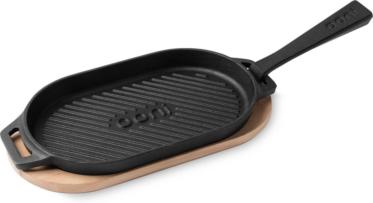 Ooni | Grizzler Pan | Stijlvolle Gietijzeren Grillpan / Skillet Voor Boven Vuur Of In De Oven 3 Ooni | Grizzler Pan | Stijlvolle Gietijzeren Grillpan / Skillet Voor Boven Vuur Of In De Oven