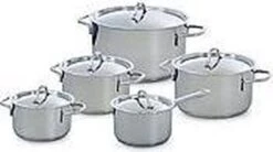 BK Profiline Pannenset - 5 Delig - RVS - Nductie 32 BK Profiline Pannenset - 5 Delig - RVS - Nductie -Pot Bevordering 1200x672