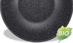 Royalty Line Marble Coating Wok - Met Glazen Deksel - Zwart - 30 Cm 15 Royalty Line Marble Coating Wok - Met Glazen Deksel - Zwart - 30 Cm -Pot Bevordering 1200x707