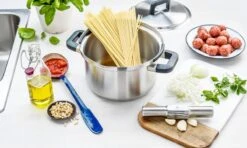 BK Flow Cool Pannenset - 9-delig - Veilig Afgietsysteem - Inductie -Pot Bevordering 1200x720