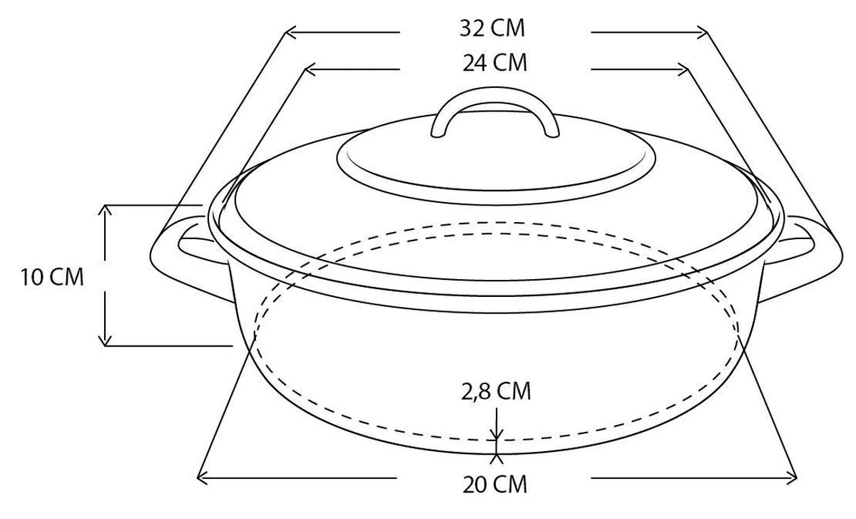Royalty Line - Marble Soep/braadpan - Met Glazen Deksel Zwart - 24 CM. RL-BS24ML 9 Royalty Line - Marble Soep/braadpan - Met Glazen Deksel Zwart - 24 CM. RL-BS24ML - Afbeelding 7