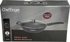Cheffinger Wokpan Met Deksel - 32cm - Zwart - Pan - Keukenaccessoires 15 Cheffinger Wokpan Met Deksel - 32cm - Zwart - Pan - Keukenaccessoires -Pot Bevordering 1200x730 2