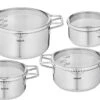 Tefal Nordica Pannenset 4 Delig - Steelpan Ø16 Cm & Kookpan Ø 18 + Ø 20 + Ø 24 Cm -Pot Bevordering 1200x739