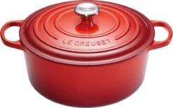 Le Creuset Gietijzeren Braadpan - 26cm 5,3 L - Kersenrood -Pot Bevordering 1200x751 2