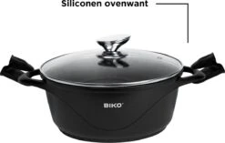 BIKO - Smile Pannen 8 Delige Pannenset - Braadpan - Zwart 19 BIKO - Smile Pannen 8 Delige Pannenset - Braadpan - Zwart -Pot Bevordering 1200x763