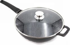Cheffinger Wokpan Met Deksel - 32cm - Zwart - Pan - Keukenaccessoires 14 Cheffinger Wokpan Met Deksel - 32cm - Zwart - Pan - Keukenaccessoires -Pot Bevordering 1200x767 2