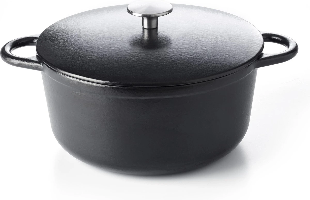 Gero Mads Braadpan Ø 24 Cm - Zwart - Gietijzer - Inductie 3 Gero Mads Braadpan Ø 24 Cm - Zwart - Gietijzer - Inductie