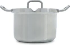 BK Q-linair Master Glas Pannenset - 5-delig - Glazen Deksel - Veilig Afgietsysteem - Inductie -Pot Bevordering 1200x779