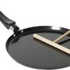 Zwarte Pannenkoekenpan/crepepan 24 Cm Met Anti-aanbak Laag En Houten Beslag Verdeler - Pannenkoeken/crepes - Koken -Pot Bevordering 1200x785