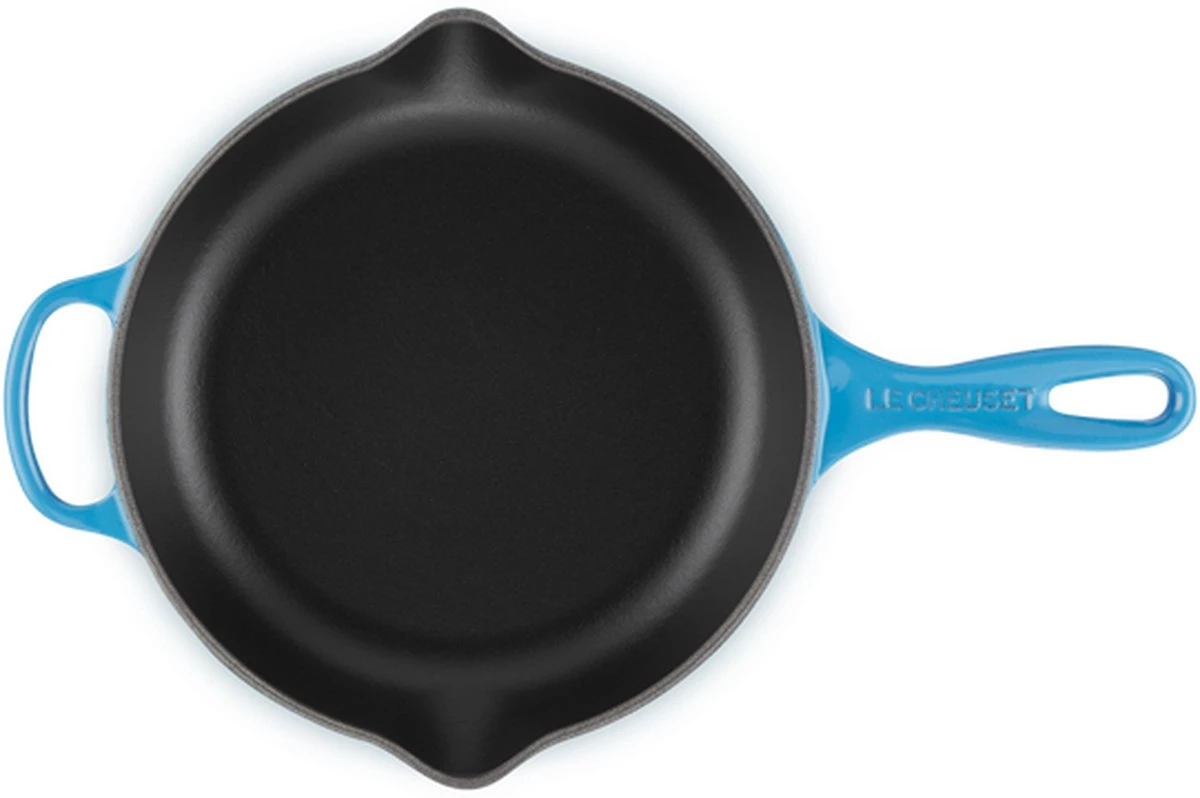 Le Creuset - Gietijzeren Ronde Skillet In Azure 23cm 5 Le Creuset - Gietijzeren Ronde Skillet In Azure 23cm - Afbeelding 3