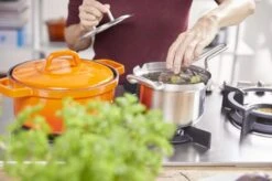 BK Q-linair Master Glas Pannenset - 5-delig - Glazen Deksel - Veilig Afgietsysteem - Inductie -Pot Bevordering 1200x798