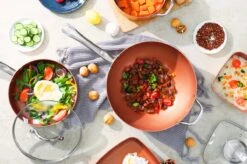 Swiss Pro+ - SP-WK28C - Aluminium Wokpan 28 Cm - Geschikt Voor Alle Warmtebronnen - Koper 7 Swiss Pro+ - SP-WK28C - Aluminium Wokpan 28 Cm - Geschikt Voor Alle Warmtebronnen - Koper -Pot Bevordering 1200x799 11