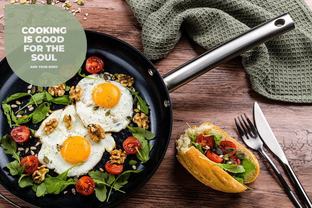 ISENVI Murray Keramische Koekenpan 20 CM - RVS Greep 5 ISENVI Murray Keramische Koekenpan 20 CM - RVS Greep - Afbeelding 3