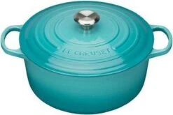 Le Creuset Braadpan Signature Caribbean Blue - ø 20 Cm / 2.4 Liter 11 Le Creuset Braadpan Signature Caribbean Blue - ø 20 Cm / 2.4 Liter -Pot Bevordering 1200x804 3