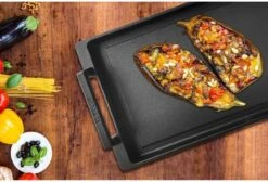 Eurolux Teppanyaki Plaat Met Grepen - 41 X 24 X 2.5 Cm - Zwart - Aluminium - Geschikt Voor Alle Warmtebronnen 19 Eurolux Teppanyaki Plaat Met Grepen - 41 X 24 X 2.5 Cm - Zwart - Aluminium - Geschikt Voor Alle Warmtebronnen -Pot Bevordering 1200x815 2