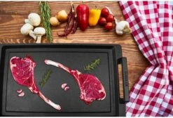 Eurolux Teppanyaki Plaat Met Grepen - 41 X 24 X 2.5 Cm - Zwart - Aluminium - Geschikt Voor Alle Warmtebronnen 20 Eurolux Teppanyaki Plaat Met Grepen - 41 X 24 X 2.5 Cm - Zwart - Aluminium - Geschikt Voor Alle Warmtebronnen -Pot Bevordering 1200x815 3