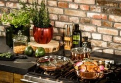 Koekenpan Ø26cm Met Deksel - Inductie - Koper - DUCQ 16 Koekenpan Ø26cm Met Deksel - Inductie - Koper - DUCQ -Pot Bevordering 1200x832 1