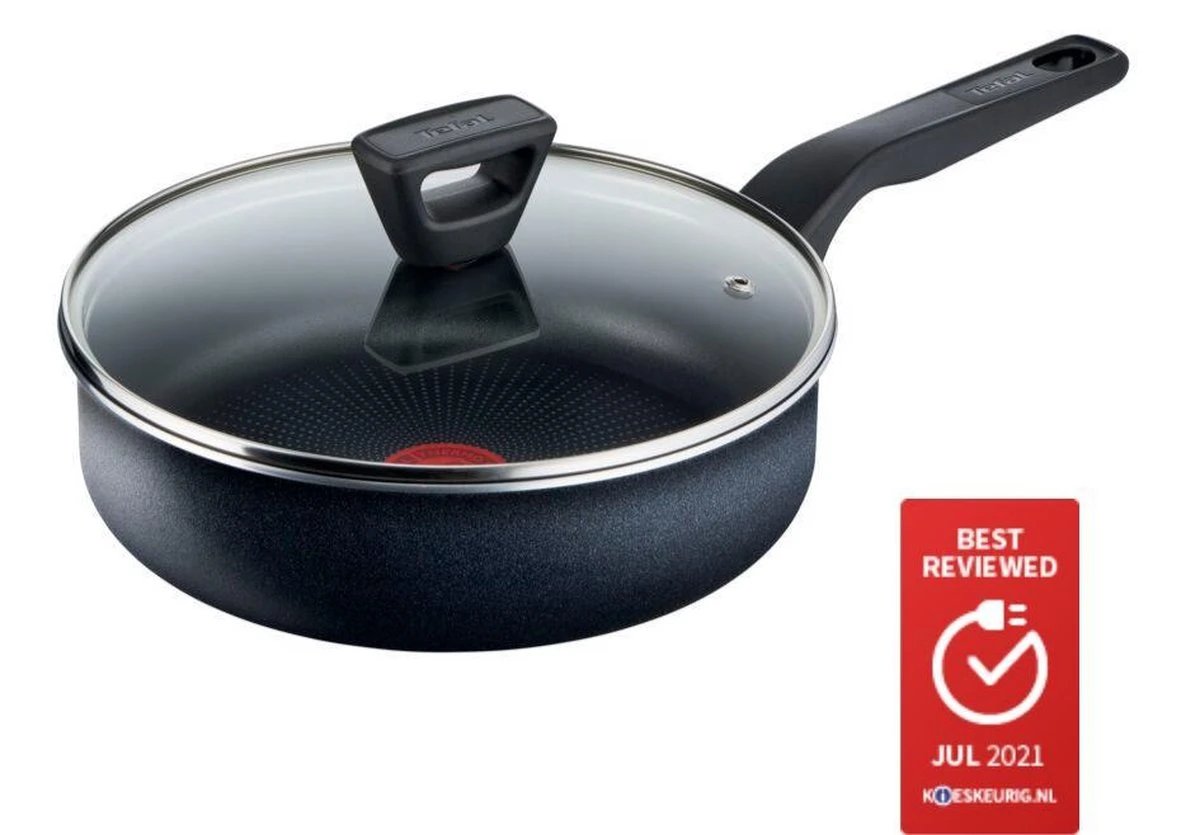Tefal XL Force Hapjespan 24 Cm + Deksel - Niet Geschikt Voor Inductie 4 Tefal XL Force Hapjespan 24 Cm + Deksel - Niet Geschikt Voor Inductie - Afbeelding 2