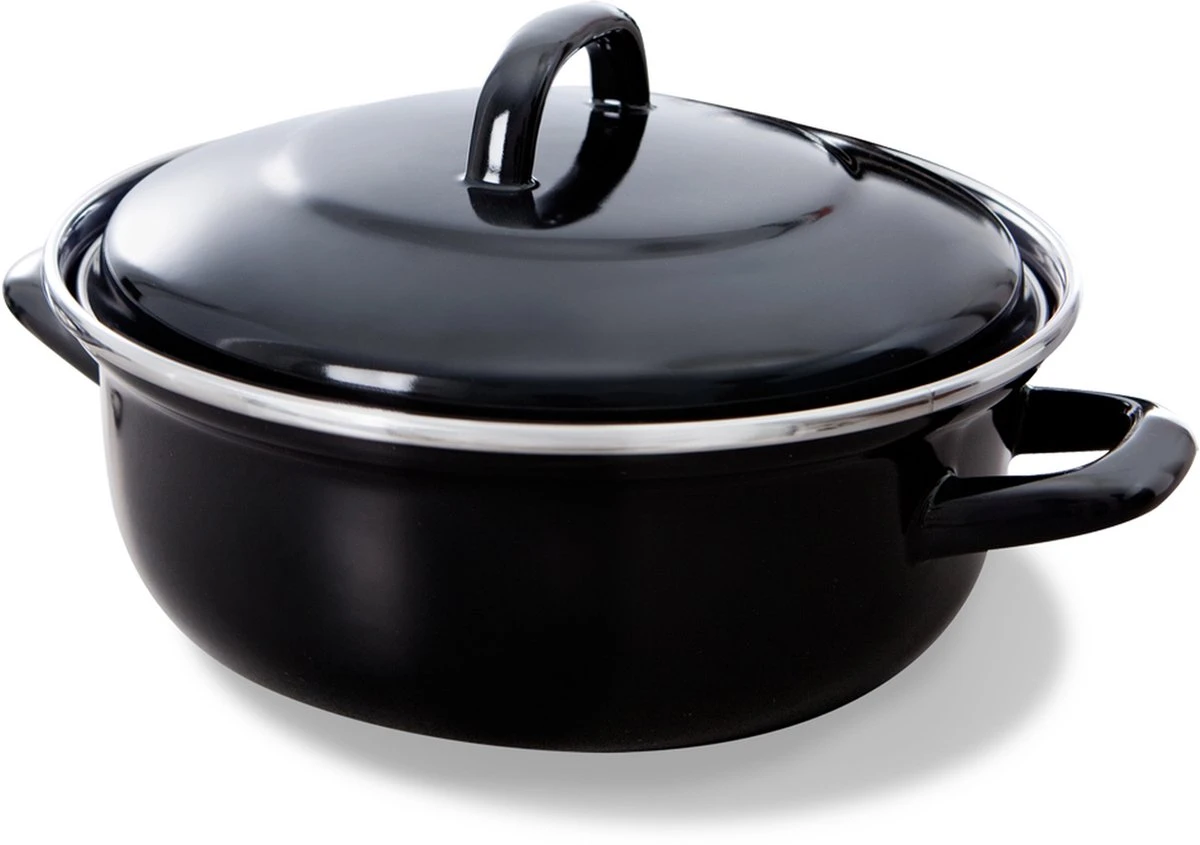 BK Fortalit Braadpan Ø 24 Cm / 2,5L - Emaille - Inductie 3 BK Fortalit Braadpan Ø 24 Cm / 2,5L - Emaille - Inductie